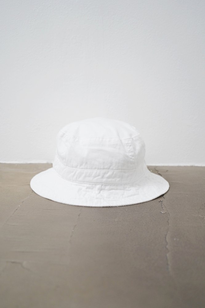 ADAMS / Pigment Dyed Bucket Hat(White)