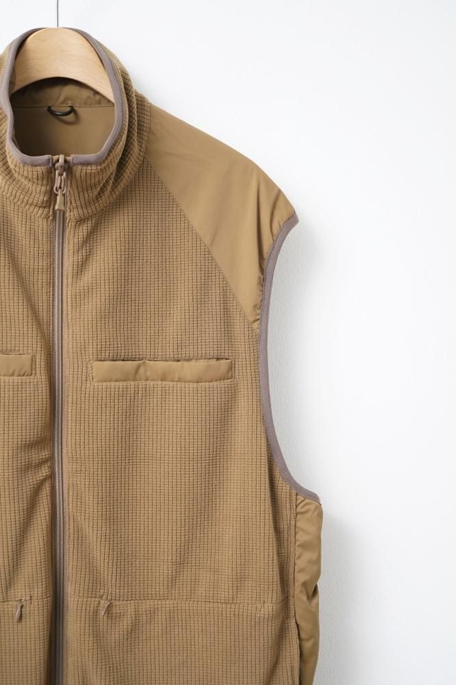 TECH REVERSIBLE MIL ECWCS STAND VEST(COYOTE) - H-L TECH REVERSIBLE MIL ECWCS STAND VEST(COYOTE) - H-L