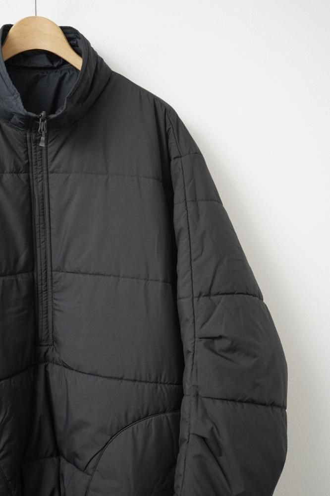 TECH REVERSIBLE PULLOVER PUFF JACKET(BLACK) - H-L