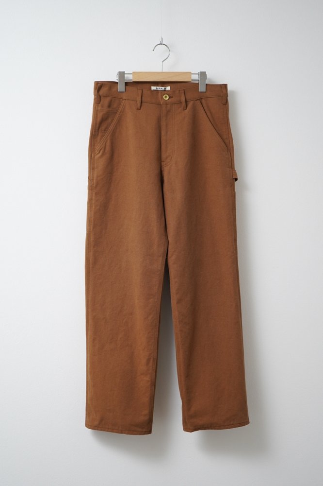 WASHED HEAVY CANVAS PANTS(BROWN)
