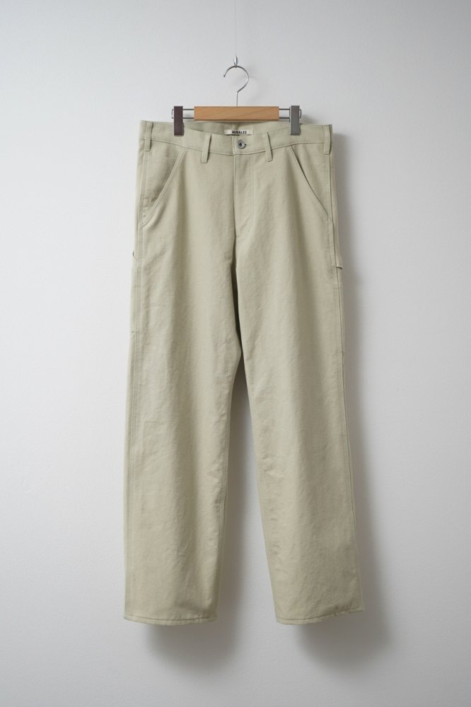 WASHED HEAVY CANVAS PANTS(IVORY)
