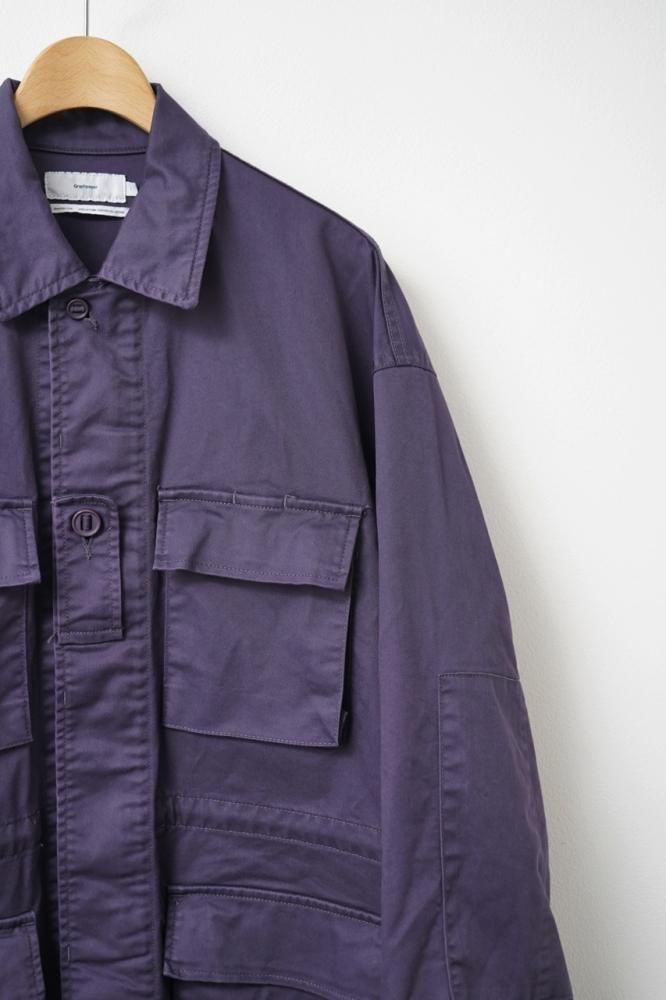 Pigment Drill Field Jacket(PURPLE) - H-L Pigment Drill Field Jacket(PURPLE) - H-L