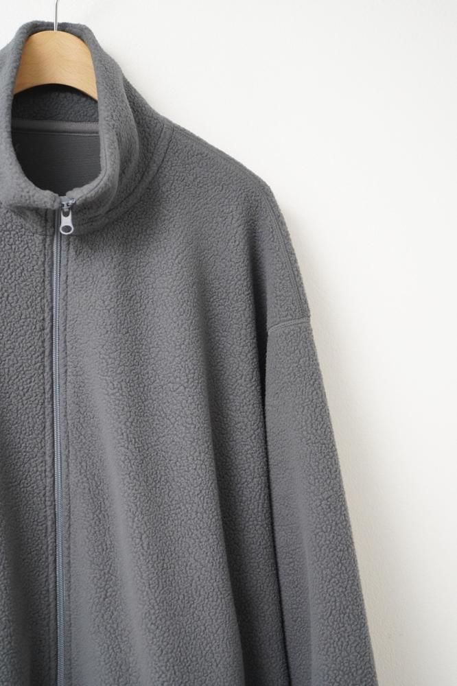 POLARTEC FLEECE STAND COLLAR BLOUSON(GRAY) - H-L POLARTEC FLEECE STAND COLLAR BLOUSON(GRAY) - H-L