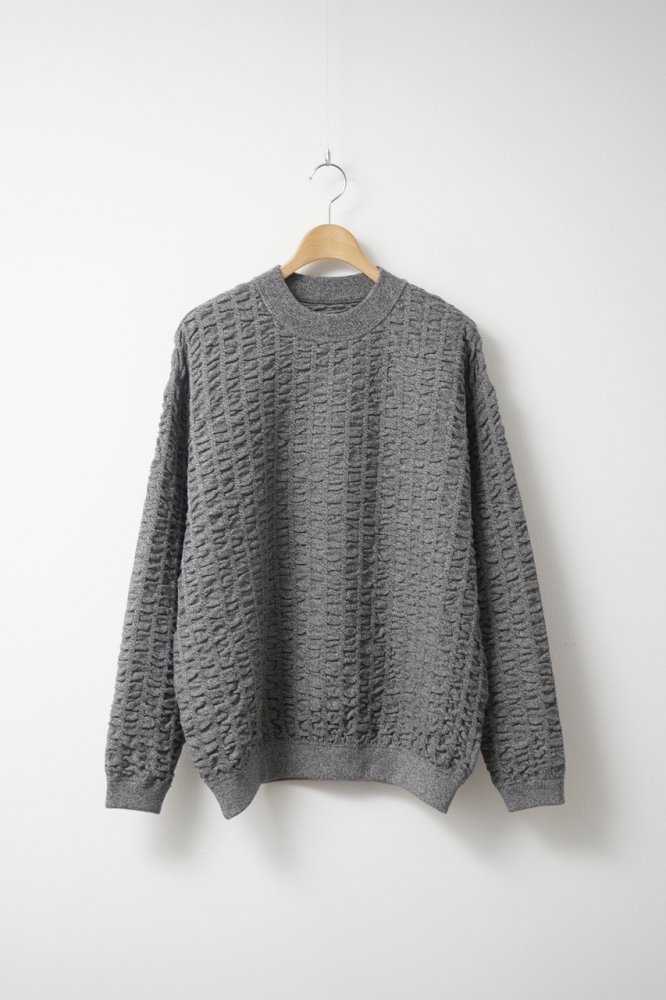 39000まで値下げしました23AW crepuscule Mohair Polo Neck C.Gray