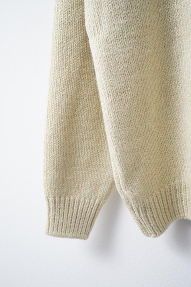 トップス Auralee SILK WOOL CAMEL MIX KNIT P/O Namu Shop - Auralee Silk Wool Camel Mix Knit Short P/O - Mix