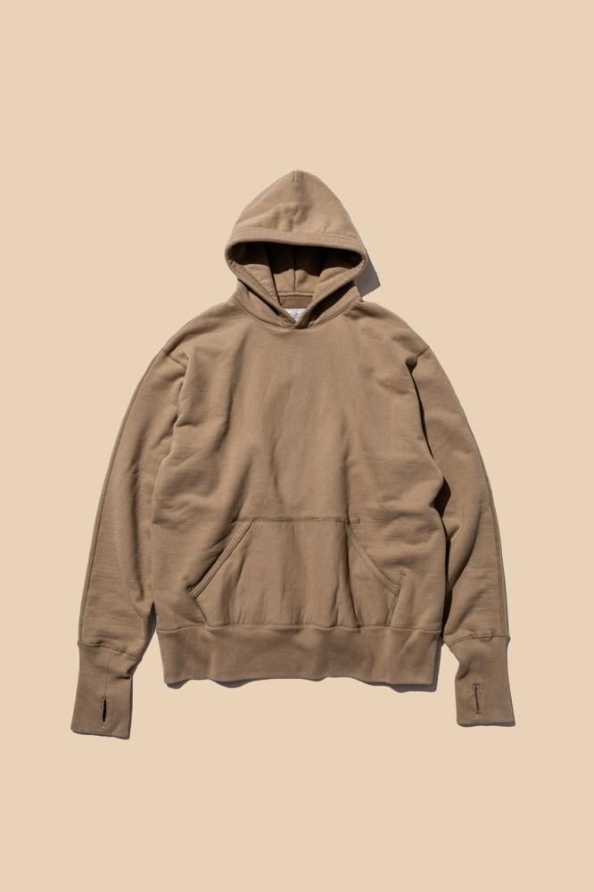 Unlikely Split Raglan Sleeve Hoodie(Beige) - H-L
