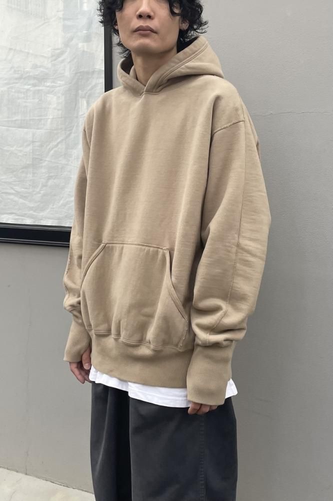 Unlikely Split Raglan Sleeve Hoodie(Beige) - H-L