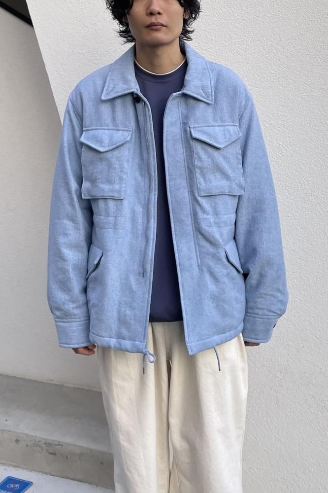 US2353 - Padded M-65 Jacket(LIGHT BLUE) - H-L