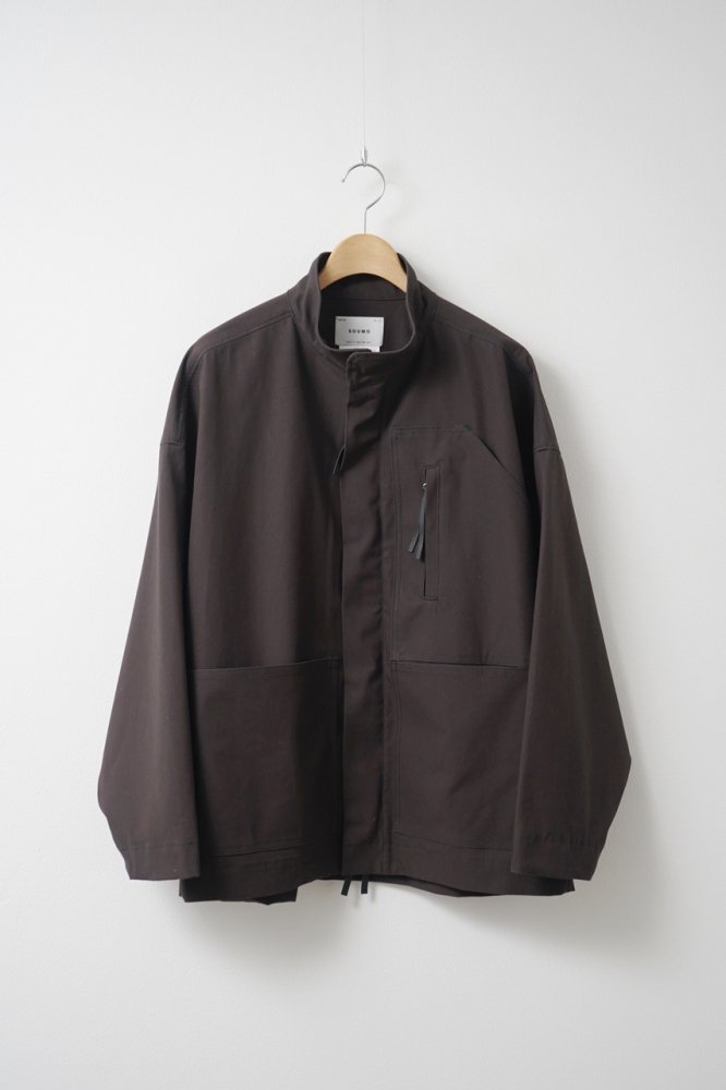 STAND COLLAR JACKET(CHARCOAL BLACK)