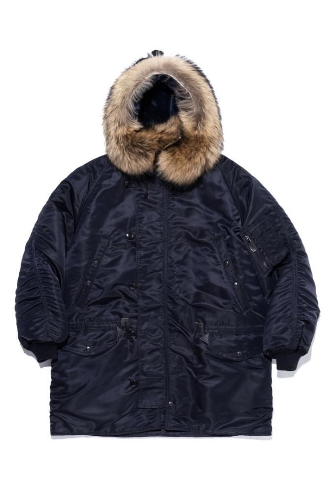avirex7522 アヴィレックスN-3A navy L comoli コモリ N-3A 