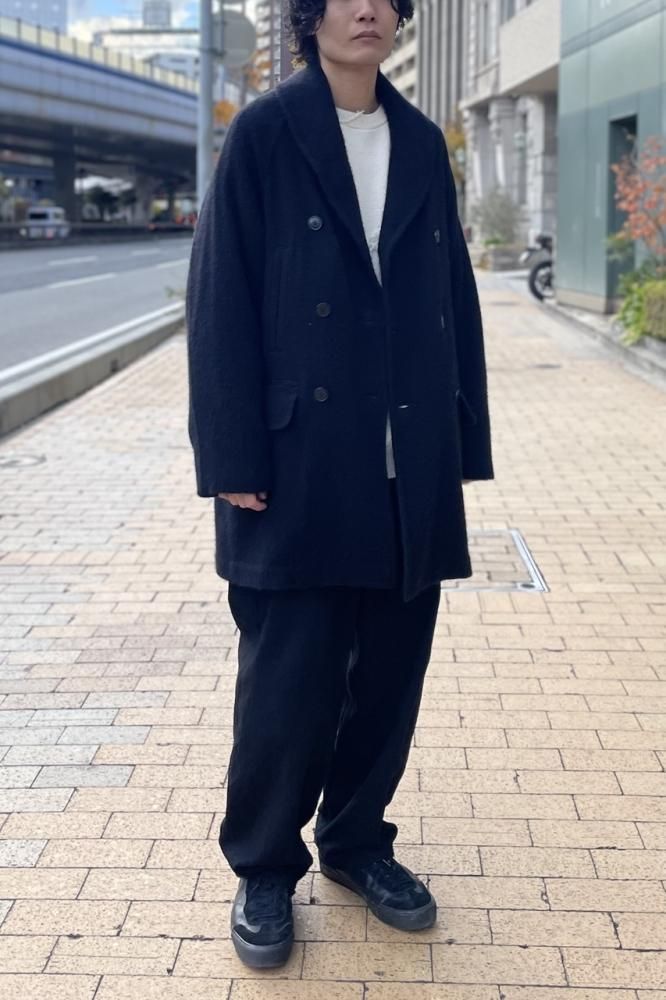 カシミヤマッキノウコート(BLACK) - H-L カシミヤマッキノウコート(BLACK) - H-L