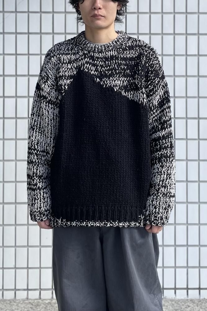 YOKE/ヨーク/Intarsia Crewneck Sweater ニット YOKE/ヨーク/Intarsia Crewneck Sweater ニット YOKE/ヨーク