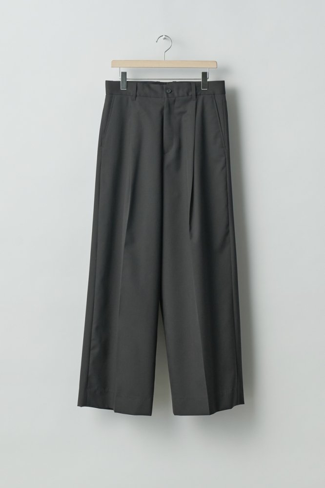 EXTRA WIDE TROUSERS(DARK CHARCOAL)