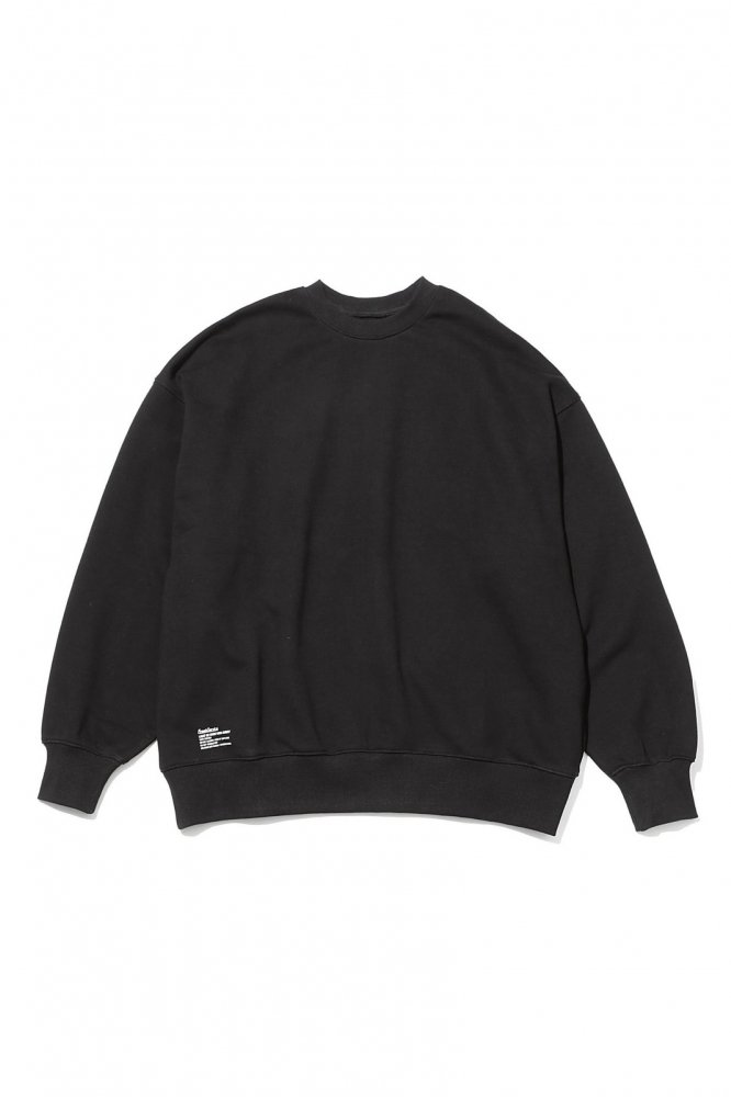 LIGHT OZ CREW NECK SWEAT(BLACK)