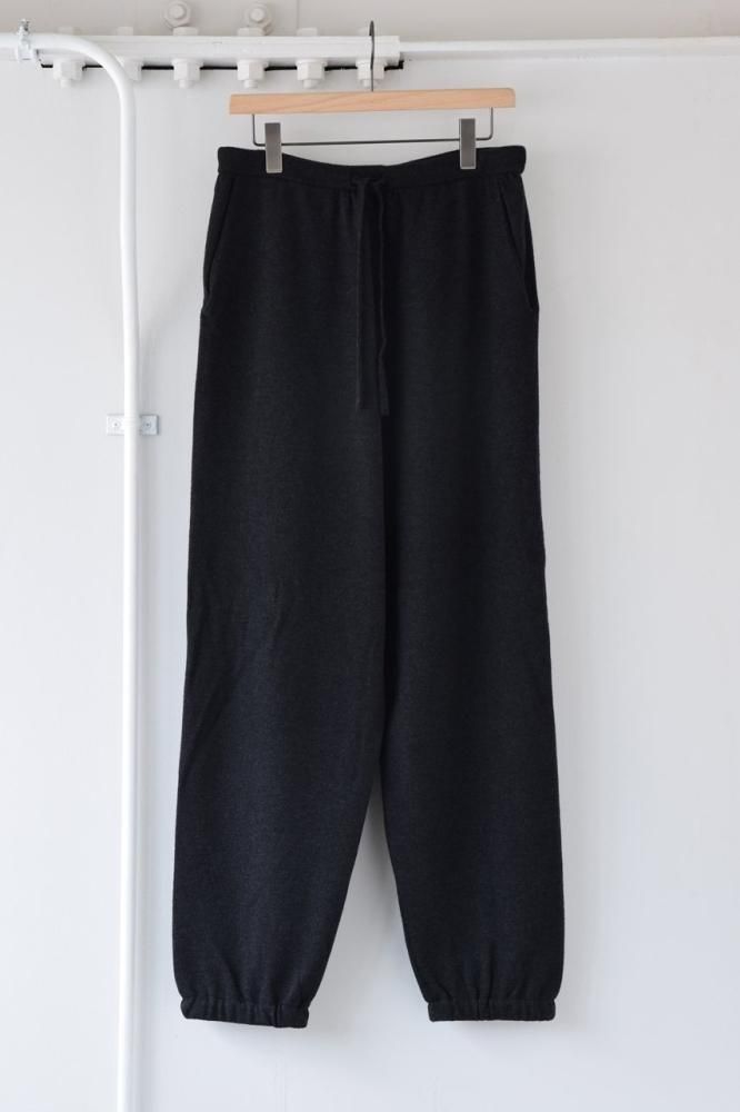 ウール和紙ニットパンツ(CHARCOAL) - H-L ウール和紙ニットパンツ(CHARCOAL) - H-L