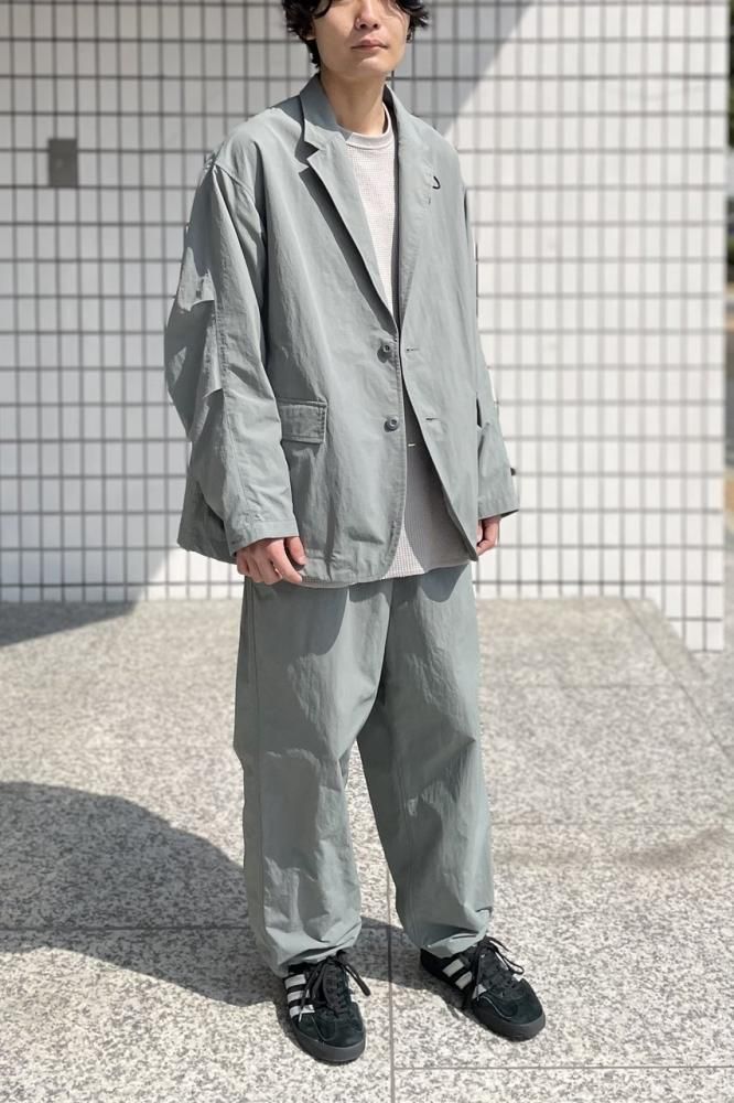 TECH LOOSE 2B JACKET(GRAY) - H-L TECH LOOSE 2B JACKET(GRAY) - H-L
