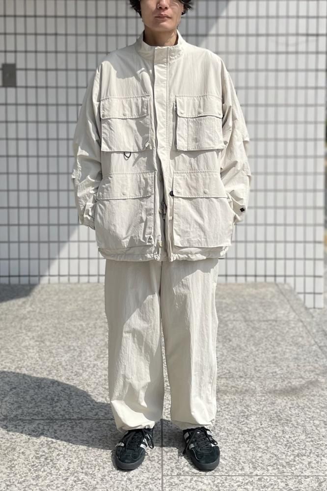 TECH PARACHUTE JACKET(ECRU) - H-L