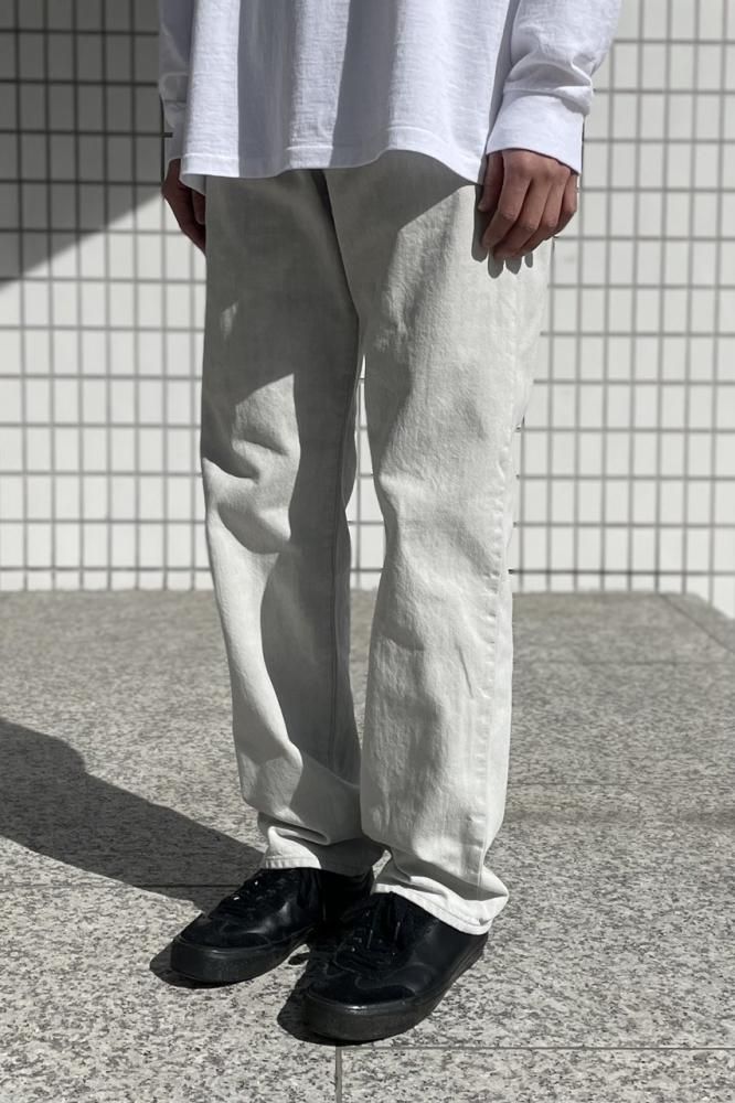 straight denim pant(bleach) - H-L straight denim pant(bleach) - H-L