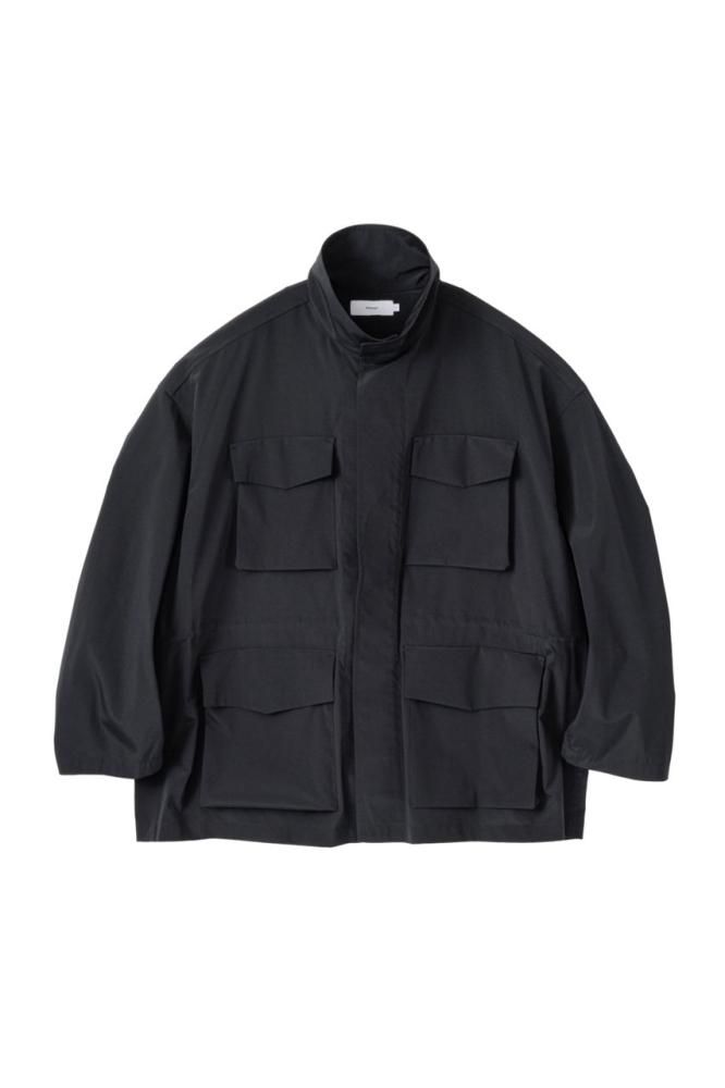 Dull Poplin Military Jacket(BLACK) - H-L Dull Poplin Military Jacket(BLACK) - H-L