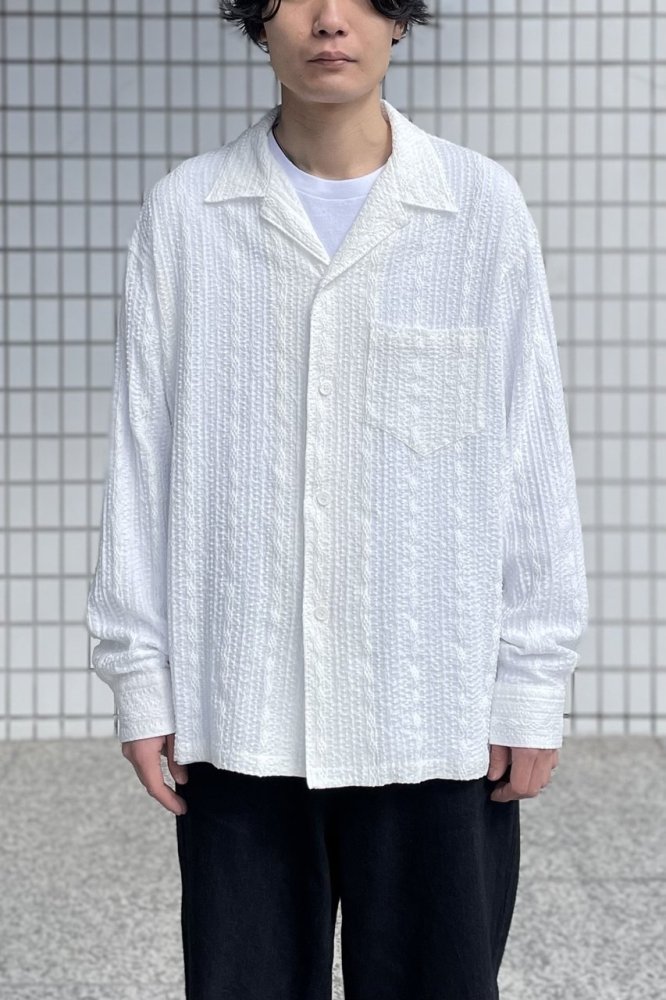 US2439 - Long Sleeve Lace Shirt(WHITE)