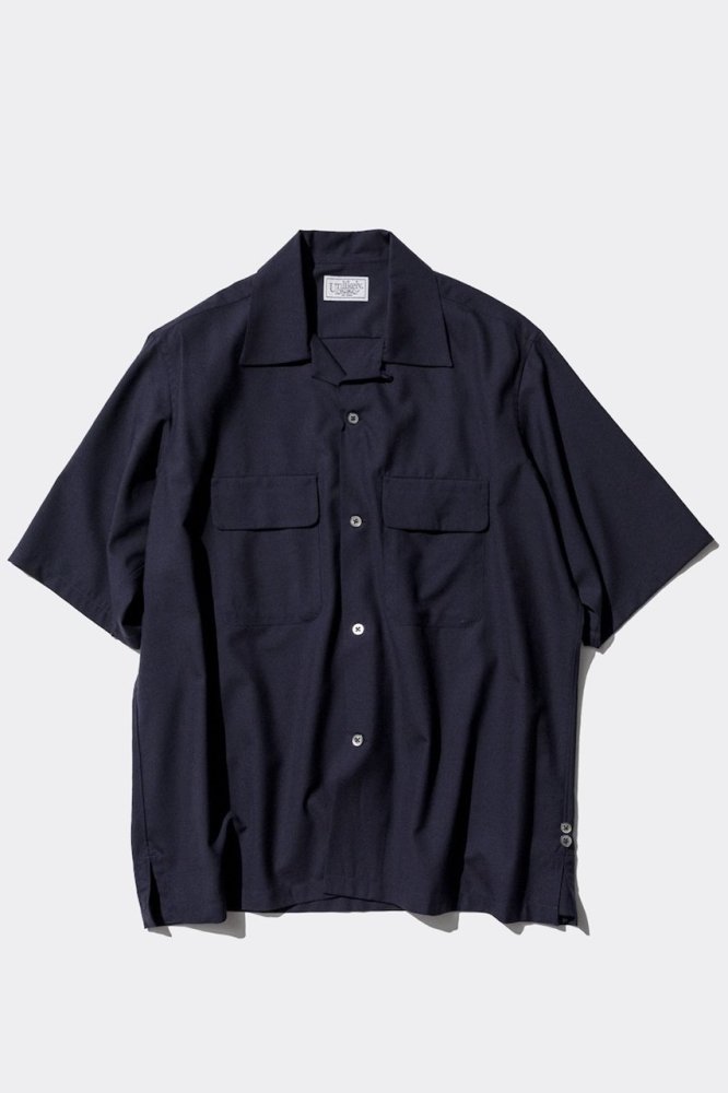 Unlikely 2P Sports Open Shirts S/S Tropical(Navy)