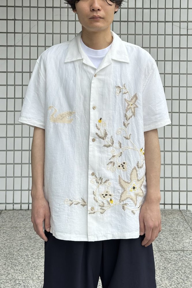 Cross-Stitch Shirt(White)