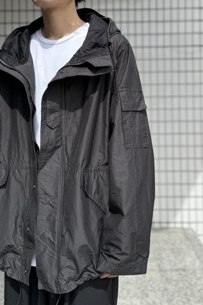 ECWCS JACKET -ORGANIC COTTON SILK HIGH COUNT TYPEWRITER-(CHARCOAL