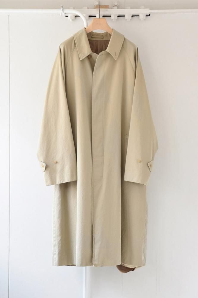 コットンギャババルカラーコート(BEIGE) - H-L コットンギャババルカラーコート(BEIGE) - H-L