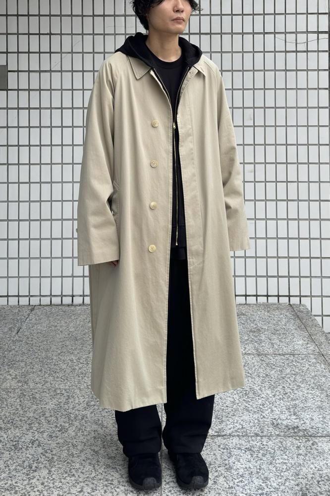 コットンギャババルカラーコート(BEIGE) - H-L コットンギャババルカラーコート(BEIGE) - H-L