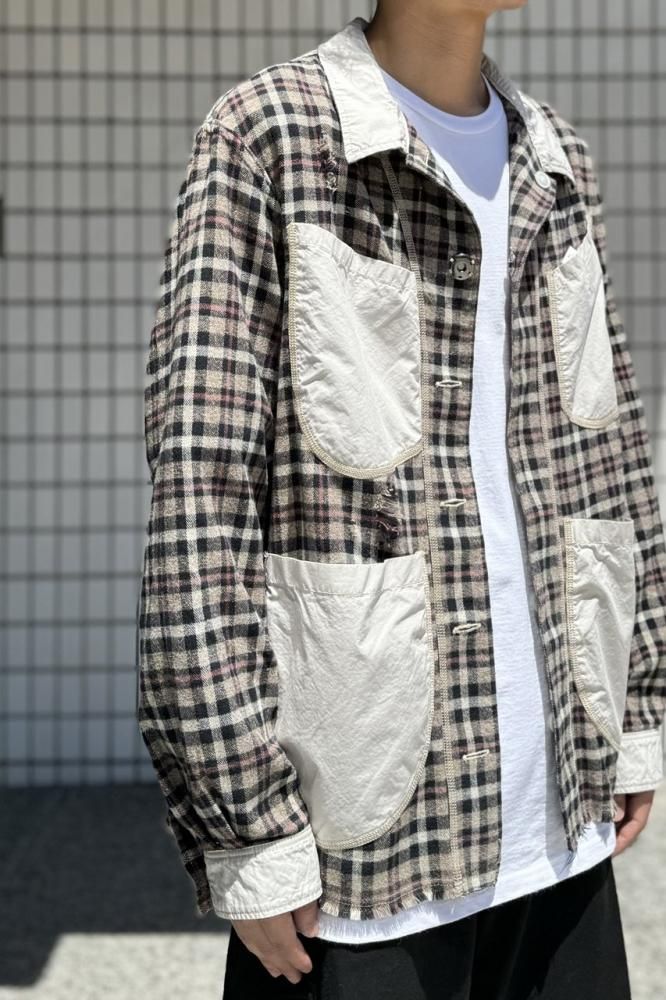Vintage Finished Reversible Shirt(Black) - H-L