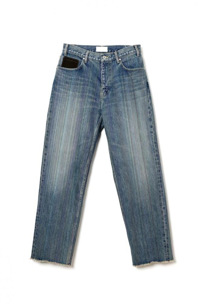 パンツ Paratrait rainbow noise denim PARATRAIT 【パラトレイト】 LIGHT RAINBOW NOISE DENIM PANTS