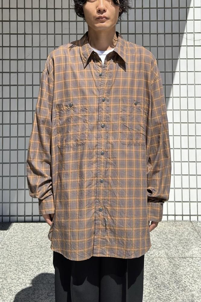 Marvine Pontiak Shirt Makers おもろい タータンチェックシャツ