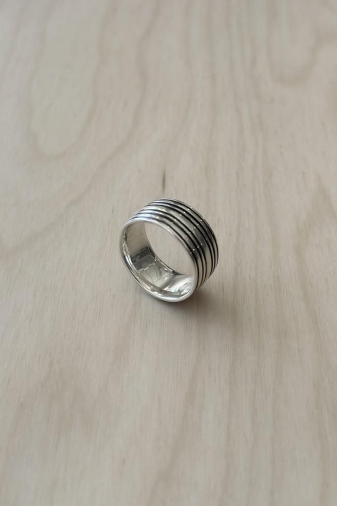 THIN SHIMA RING(SILVER) - H-L
