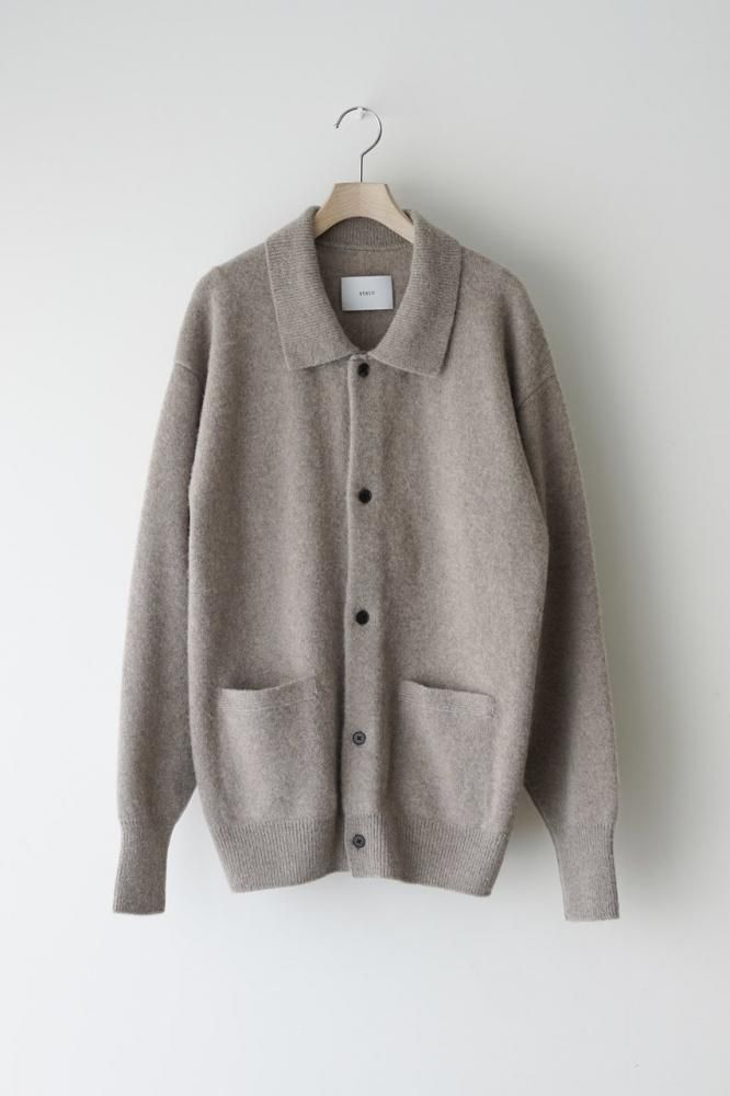 y*m様 stein Alpaca Knit Collared Cardigan y*m様 stein Alpaca Knit Collared Cardigan