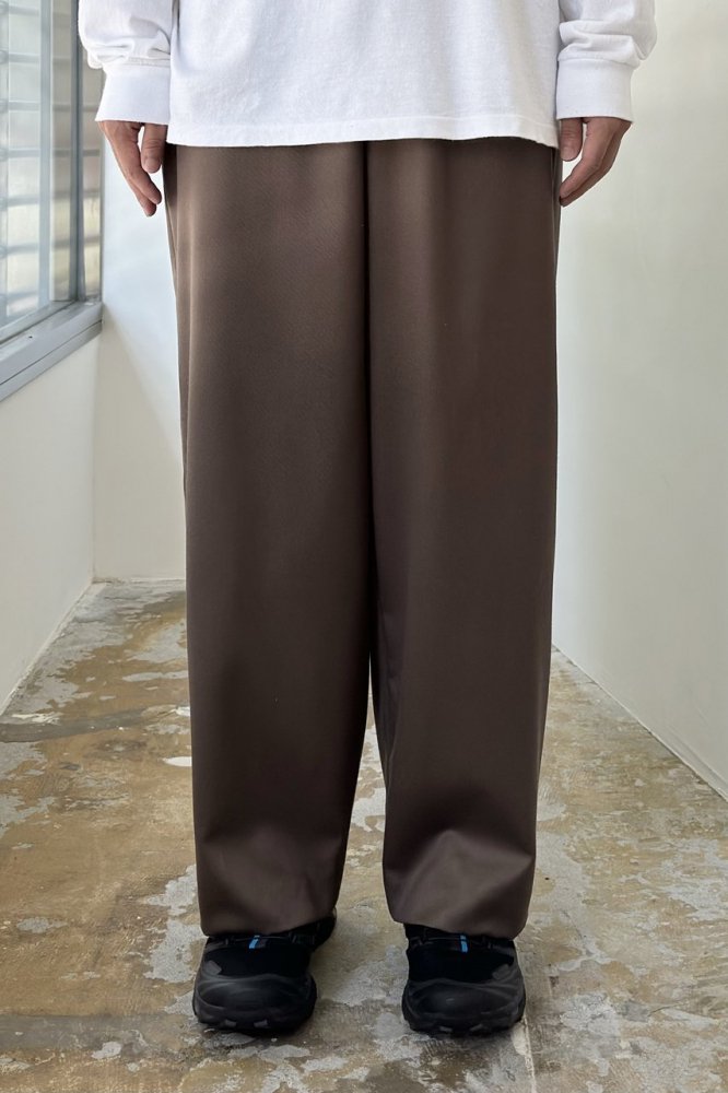 UW1140 - Wool Wide Slacks(BROWN)