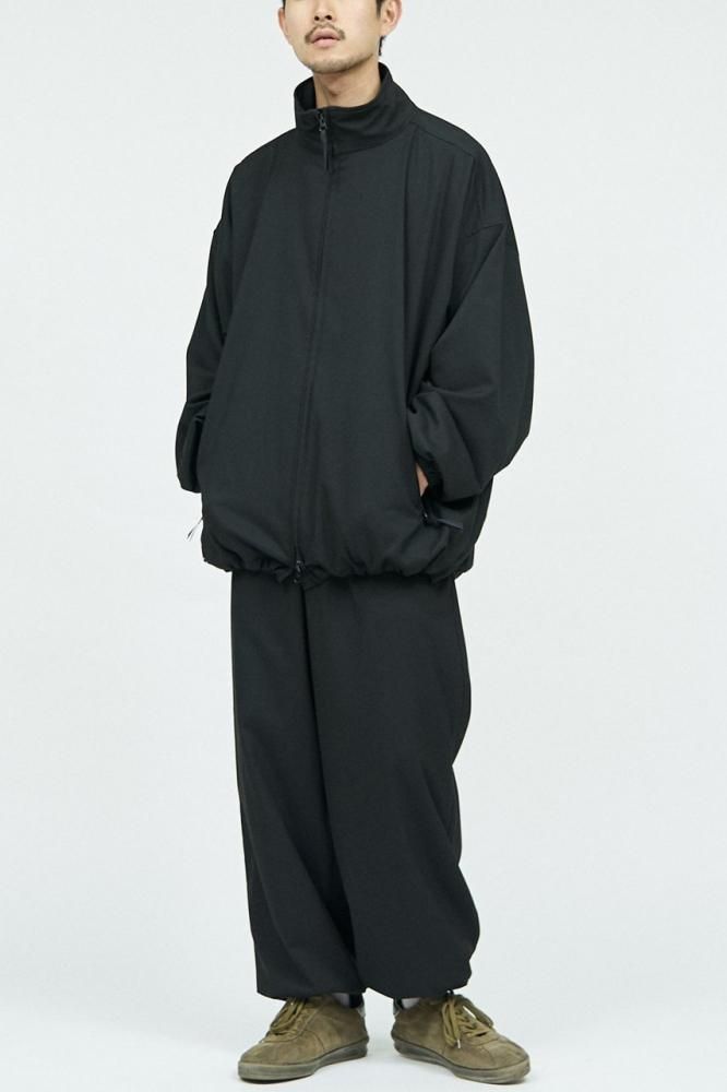 WARM CLOTH TRACK BLOUSON w/Octa(BLACK) - H-L
