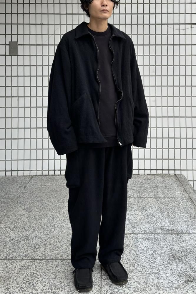縮絨ウール6Pパンツ(BLACK) - H-L 縮絨ウール6Pパンツ(BLACK) - H-L