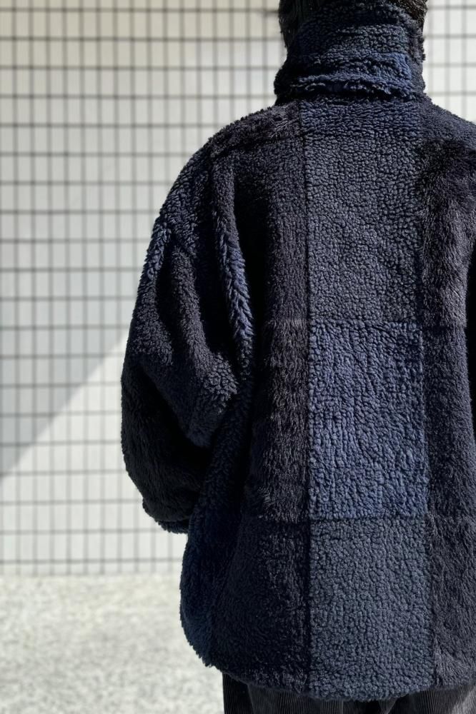 REVERSIBLE FLEECE JACKET -is-ness×Y(dot) BY NORDISK-(BLACK