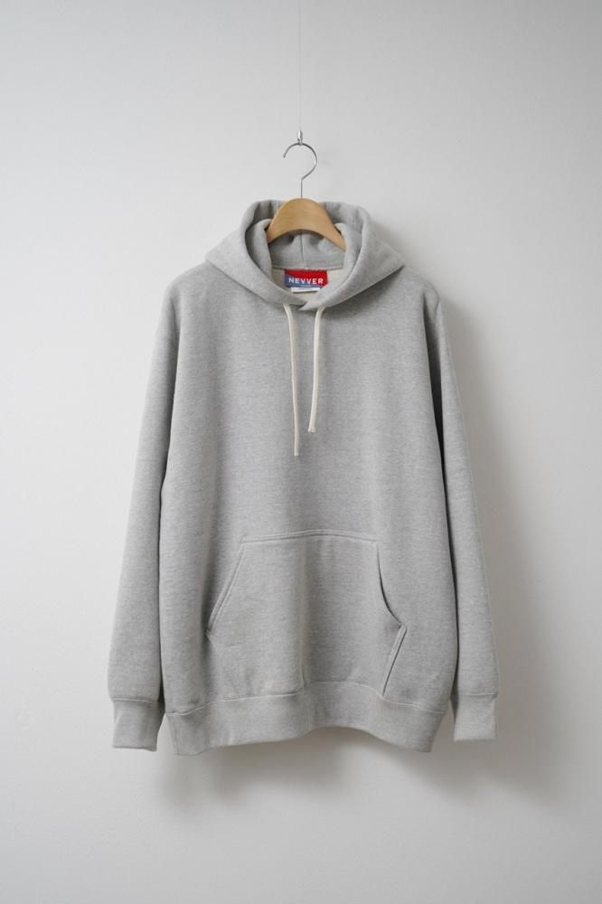 NEVVER / HOODED SWEATSHIRT(GRAY)