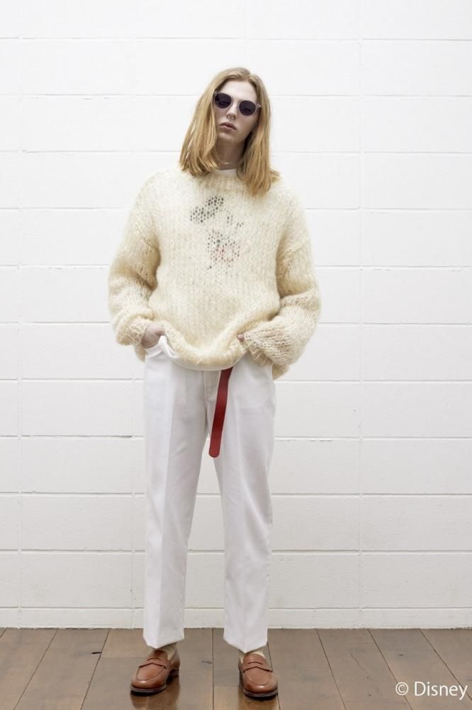 US2473 - Mohair Pullover Knit(OFF WHITE) - H-L US2473 - Mohair Pullover Knit(OFF WHITE) - H-L