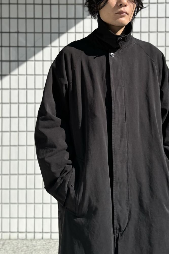 製品染バルカラーコート(BLACK) - H-L 製品染バルカラーコート(BLACK) - H-L