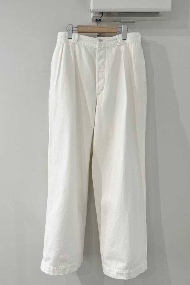 SATIN MILITARY PANTS(OFF WHITE)