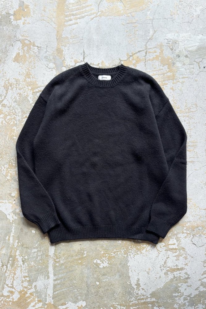 YAK WOOL PO KNIT(BLACK)