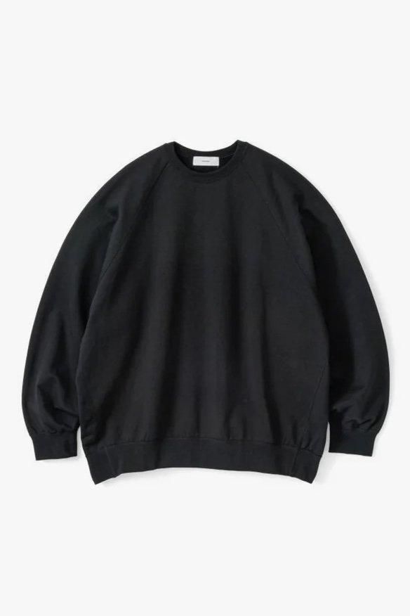 誕生日プレゼント Ultra Compact Terry Crew Neck Sweater(BLACK) - H-L トップス