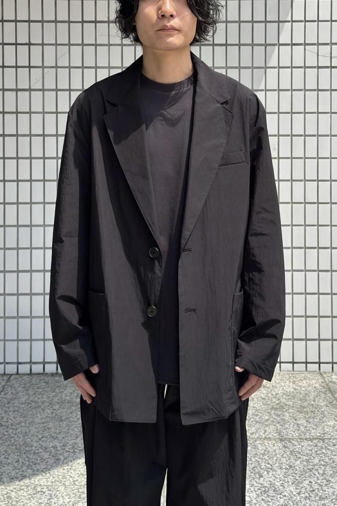 ジャケット・アウター WINDPROOF NYLON SINGLE BREASTED JACKET Windproof Nylon Single Breasted Jacket — Taupe – La Garçonne