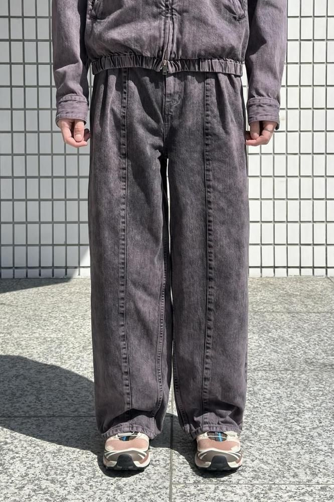 DOSLAVIDA Men's Hip Hop Jean Joggers Loose Fit Streetwear