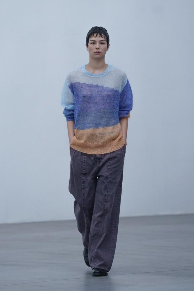パンツ YOKE BLEACHED&OVER DYE DENIM BAGGY 3 YOKE BLEACHED&OVER DYE DENIM BAGGY 3