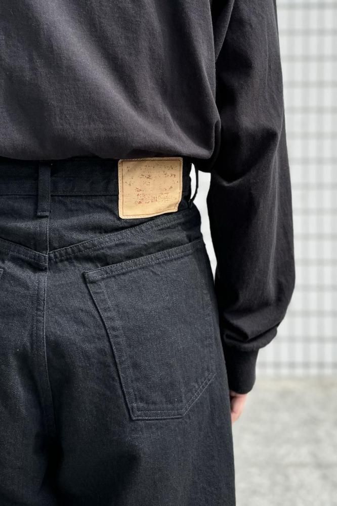 UW1157 - 12.5oz Wide Denim Five Pocket Pants(BLACK) - H-L UW1157 - 12.5oz Wide Denim Five Pocket Pants(BLACK) - H-L
