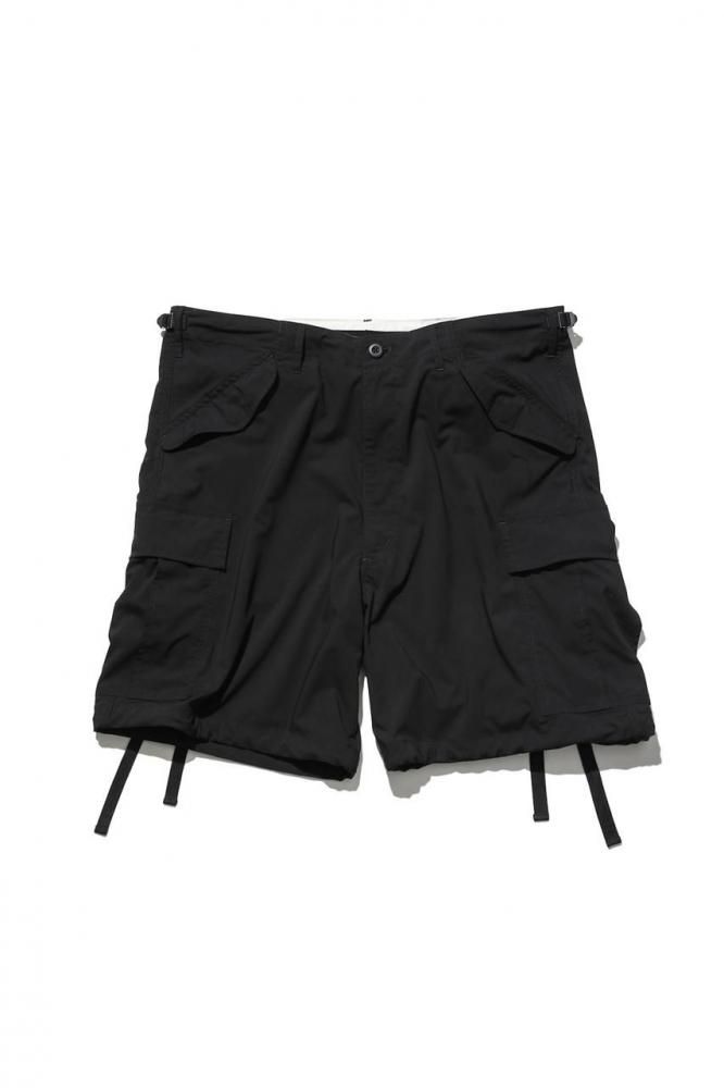 MICRO TYPEWRITER CARGO SHORTS(BLACK)