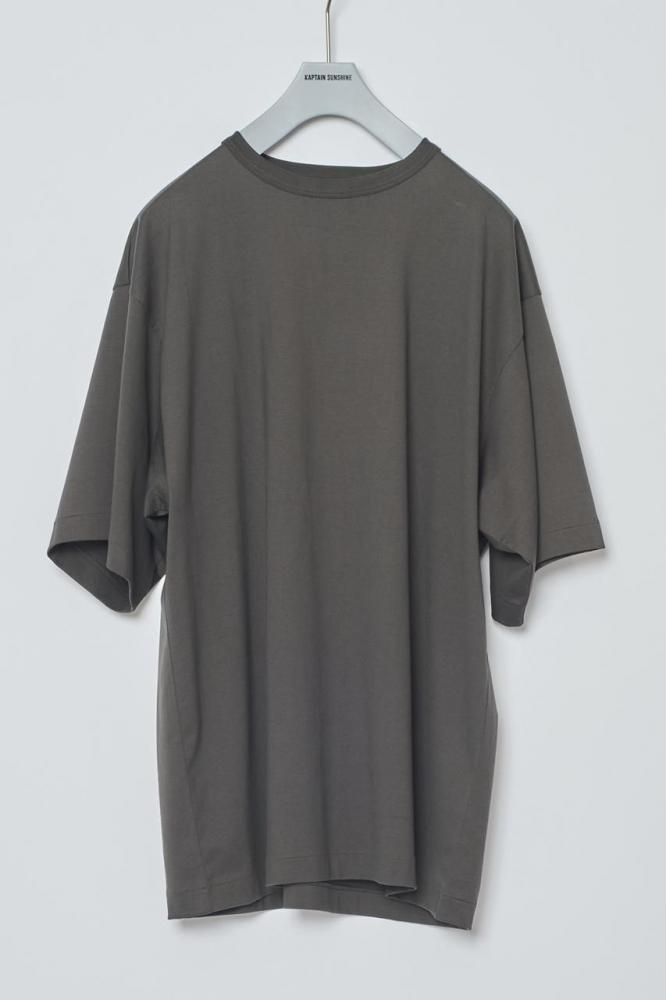 Suvin Cotton Suede Tenjiku S/S Tee(INK BLACK)